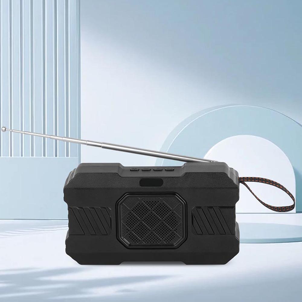 Creative solar blue tooth speaker portable wireless fm radio mini usb speaker