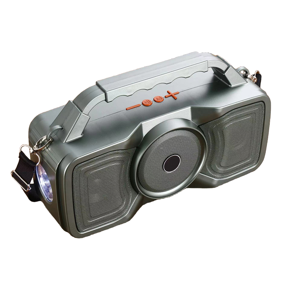 New Design solar powered portable Bluetooth speaker torch light fm radio Speaker