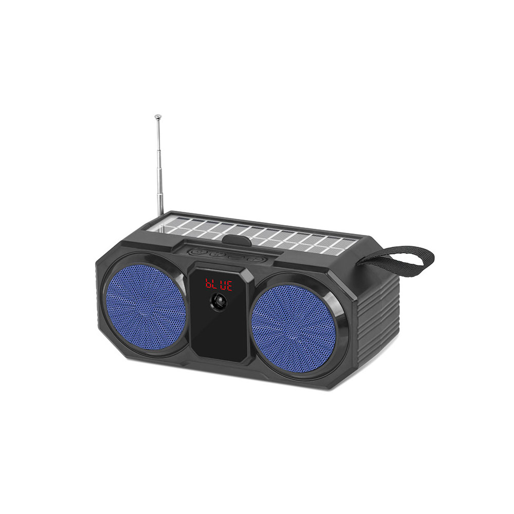 Hot Style solar panel charging active Speaker fm radio bass woofer Speaker