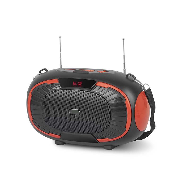 Top Selling Wireless Led Light Display Speaker Fm Radio Portable Speakers