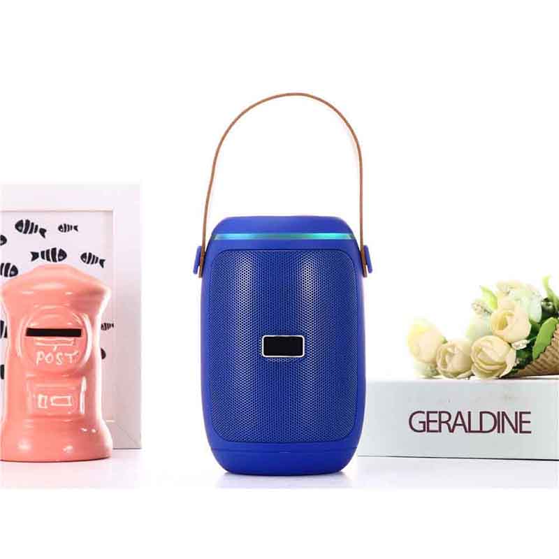 Column Shaped rgb light outdoor Speaker karaoke portable audio player Speaker