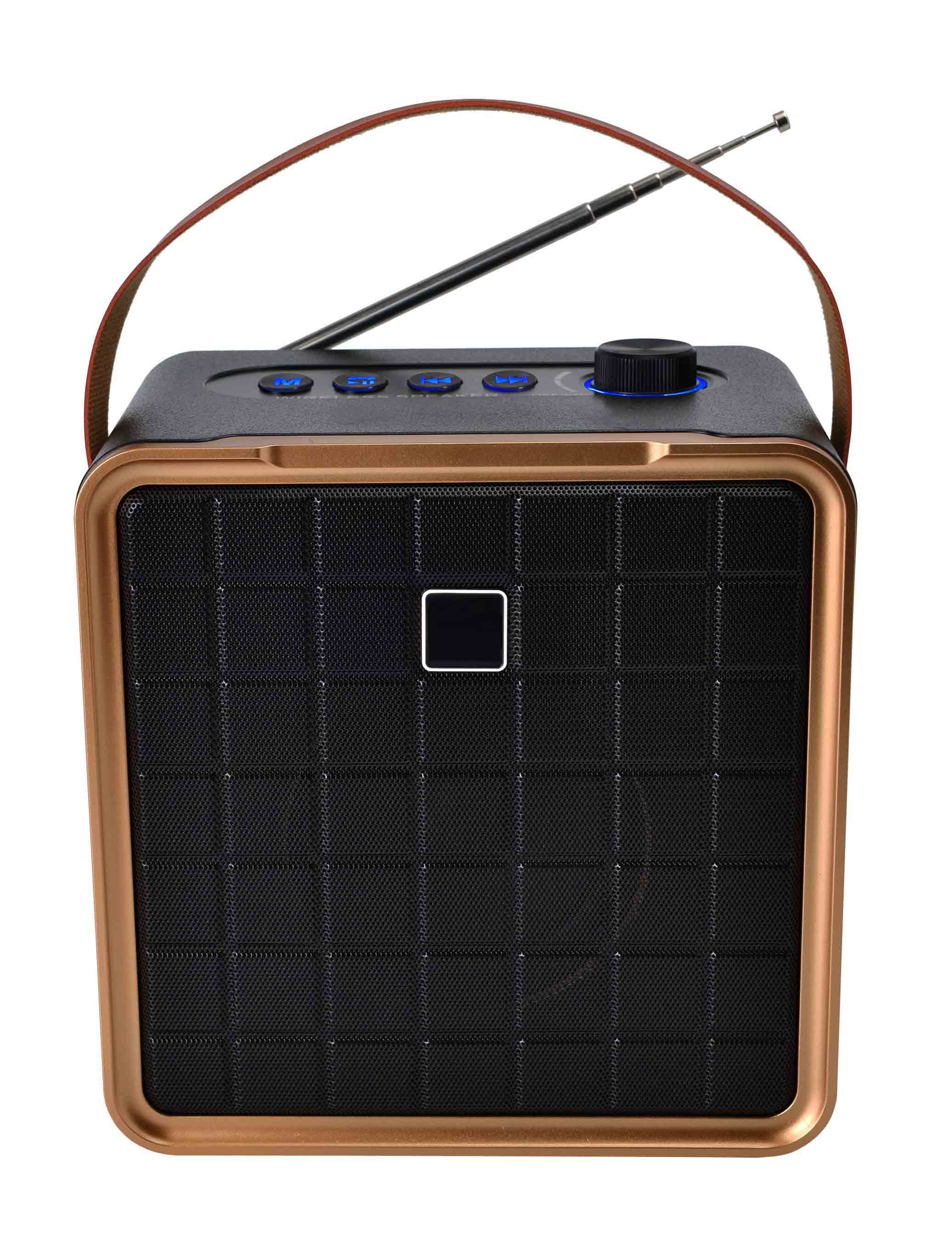 Factory Sale Radio Speaker 5v solar energy portable Bluetooth Speaker led light
