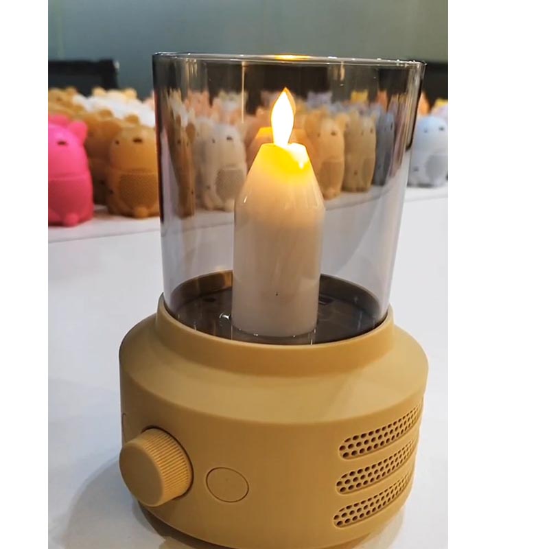 New Trending music player Bluetooth wireless Speaker Led Waving Lamp