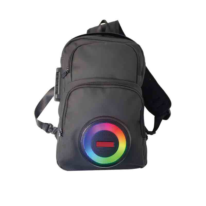 New Single Rgb Light Wireless Speaker Backpack Bluetooth Speaker with Coded Lock
