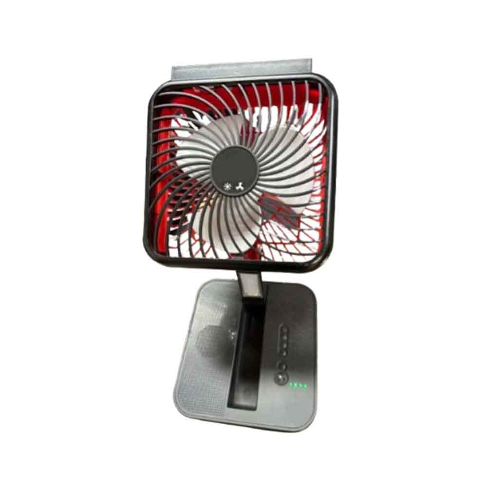 Portable foldable table Fan with aux input solar panel electric cooling Fan